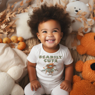 Adorable "Scarily Cute" Halloween Baby Bodysuit