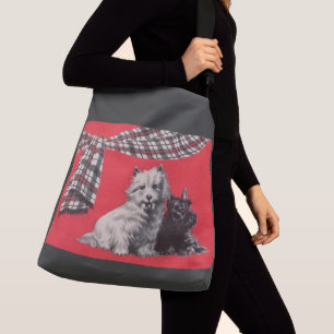 adorable Scottish terriers Crossbody Bag