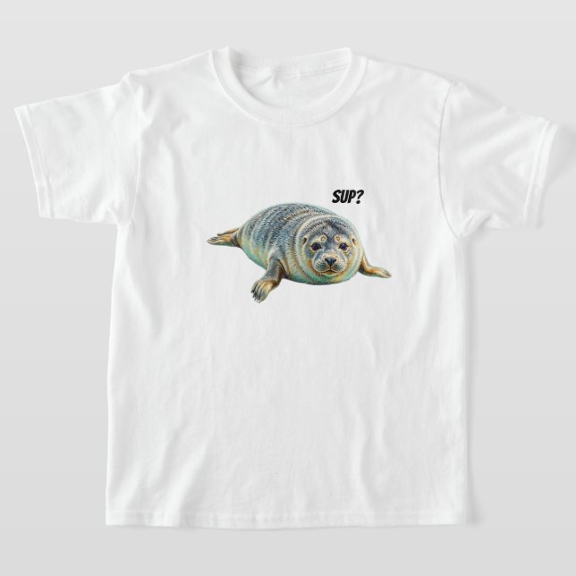 Adorable Seal Shirt (Laydown)