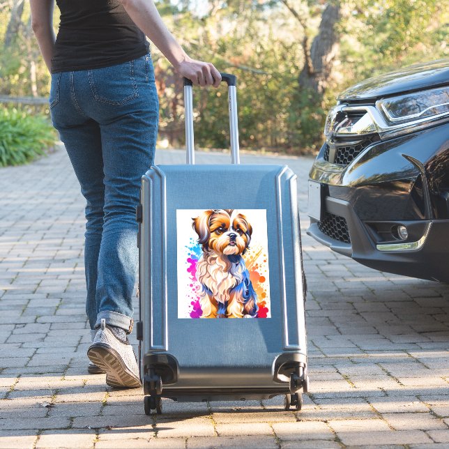 Adorable Shih Tzu (Suitcase Insitu)