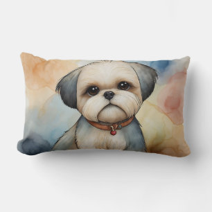 Adorable Shih Tzu  Lumbar Pillow