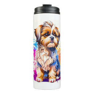 Adorable Shih Tzu Thermal Tumbler