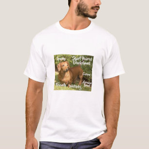 Adorable Shorthaired Dachshund Dog Traits T-Shirt