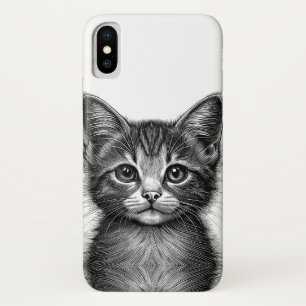 Adorable Sketch of Young Cat   Case-Mate iPhone Case