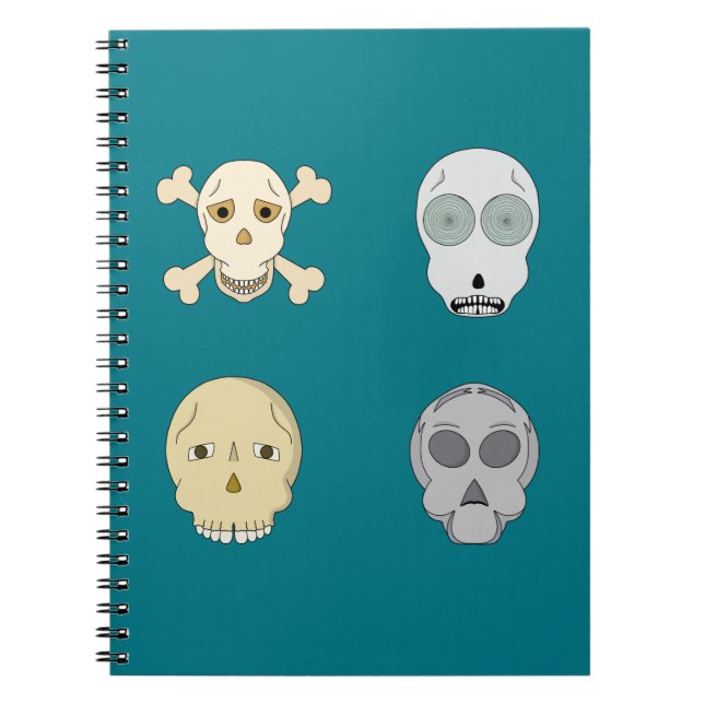 Adorable Skulls Collection Notebook (Front)