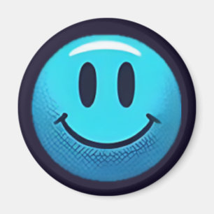 "Adorable Smile Emoji Pattern Collection" Magnet