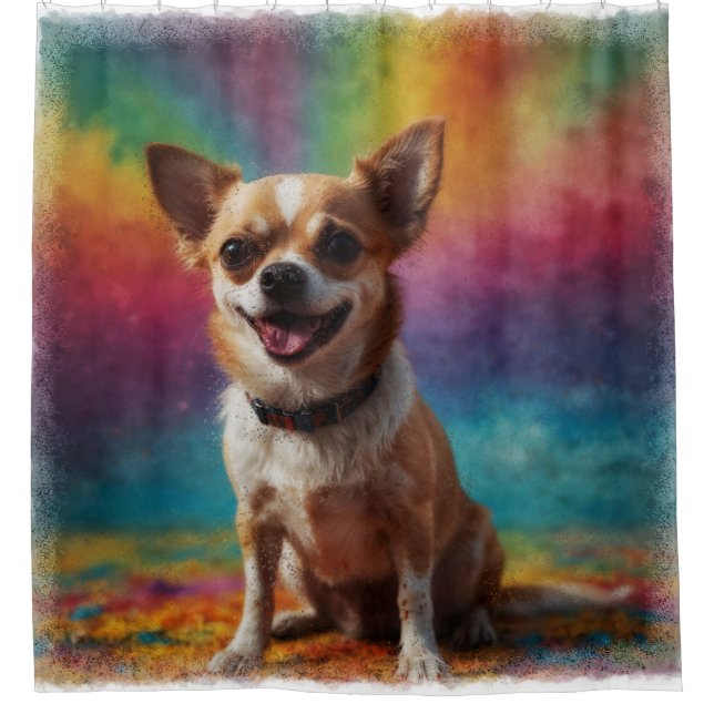 Adorable Smiling Chihuahua Artistic Portrait (Front)