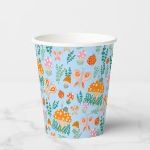 Adorable Snail Mushroom Butterfly Cute BABY SHOWER Paper Cups