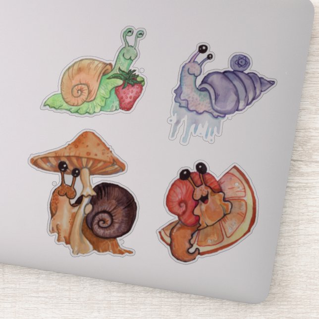 Adorable Snail Stickers (Detail)