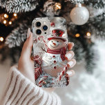 Adorable Snowman Iphone Case Christmas Gift<br><div class="desc">Adorable Snowman iPhone Case: Embrace the magic of winter with our delightful and enchanting Snowman iPhone Case! Crafted to spread holiday cheer, this whimsical case features a charming snowman, complete with a cozy scarf and a warm smile, against a backdrop of snow, snowflakes, candy canes and packages. It’s the perfect...</div>