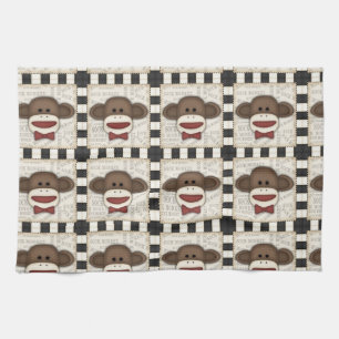 Adorable Sock Monkey Home Decor Items Kitchen Towel