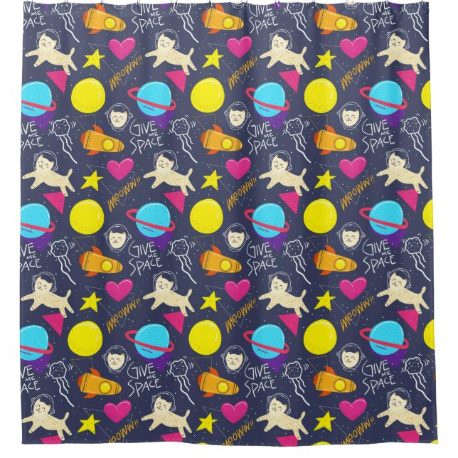 Adorable Space Cats Pattern (Front)