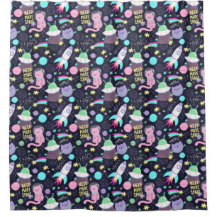 Adorable Space Cats Pattern
