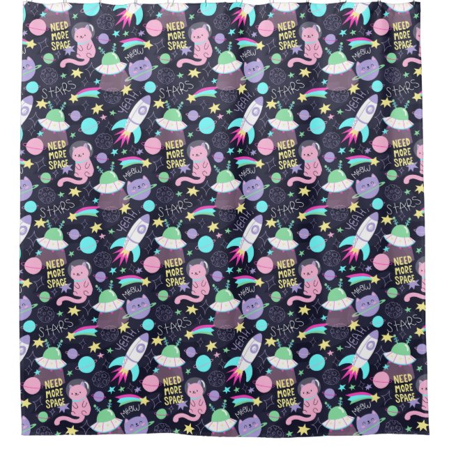 Adorable Space Cats Pattern (Front)