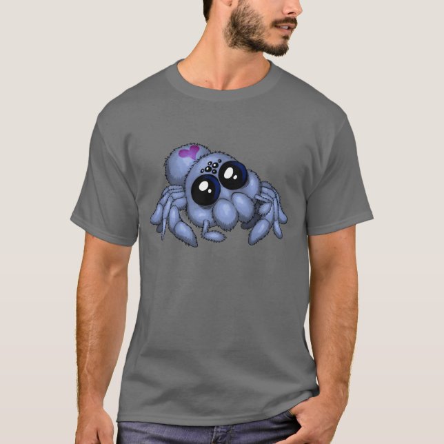 Adorable Spider (blue) T-Shirt (Front)
