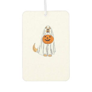 Adorable Spooky Golden Retriever Ghost Classic T-S Air Freshener