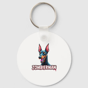 Adorable Spooky Golden Retriever Ghost Classic T-S Keychain