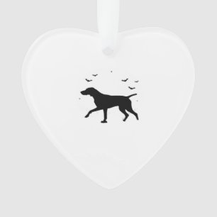 Adorable Spooky Golden Retriever Ghost Classic T-S Ornament