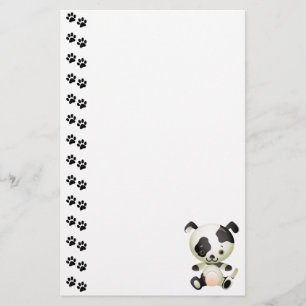 Adorable Spotted Puppy Stationery