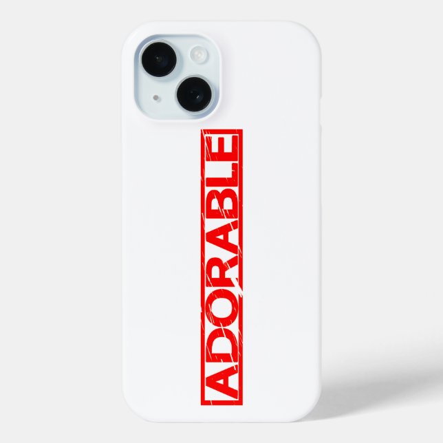 Adorable Stamp Case-Mate iPhone Case (Back)