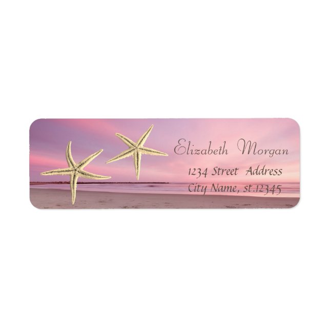 Adorable Starfish Beach Sunset (Front)