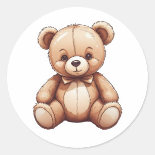 adorable sticker teddy bear