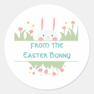 Adorable stickers for kids from the Easter bunny