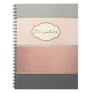 Adorable  Striped,Colourful -Personalized Notebook