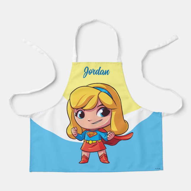 Adorable Supergirl Stance Apron (Front)