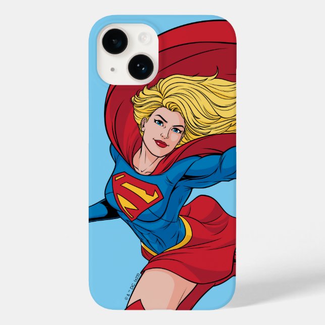 Adorable Supergirl Stance Case-Mate iPhone Case (Back)
