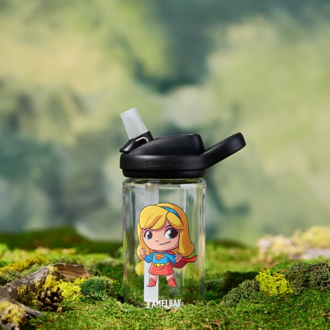 Adorable Supergirl Stance Water Bottle (Outdoor)