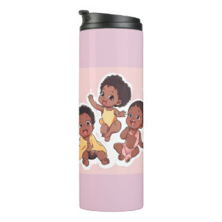 Adorable Sweet Chocolate Babies Thermal Tumbler