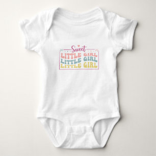 Adorable Sweet Little Girl Baby Bodysuit