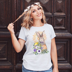 Adorable T-shirt Bunny de Pâques