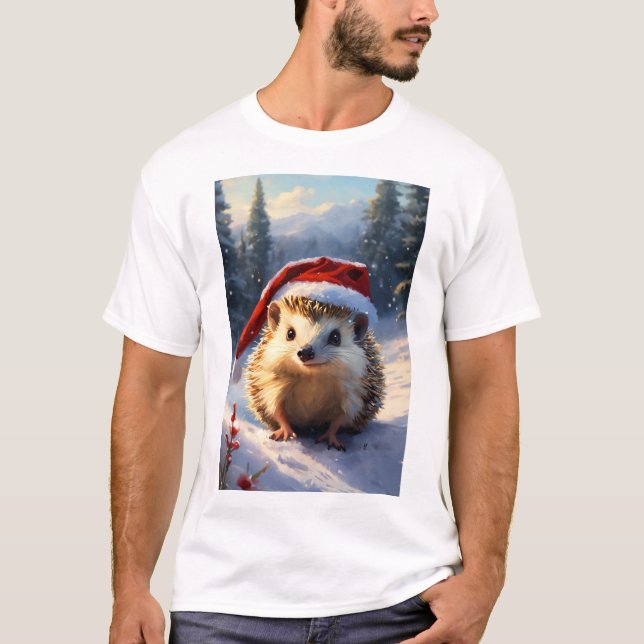 "Adorable T-shirt peigne et écureuil" (Devant)