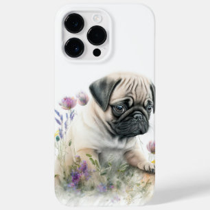 ADORABLE TAN & BLACK PUG PUPPY Case-Mate iPhone 14 PRO MAX CASE