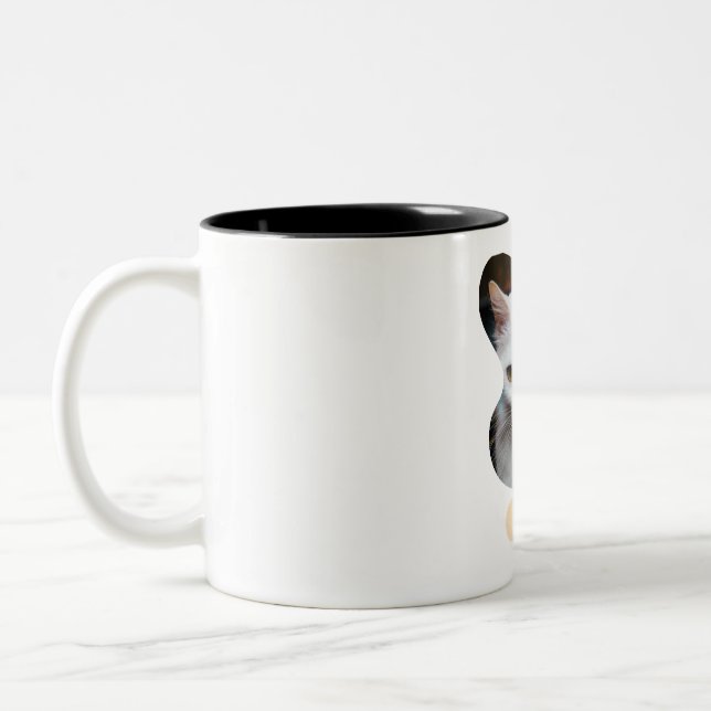 adorable tasse de chat (Gauche)