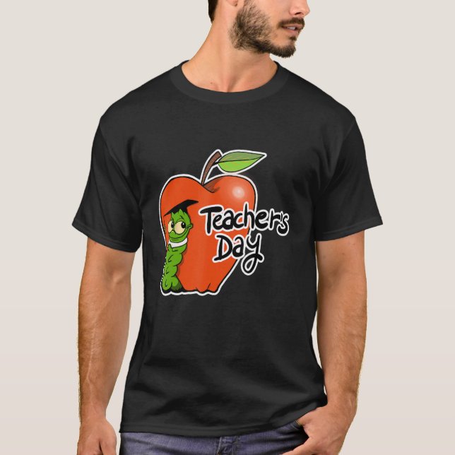 Adorable Teacher's Day Apple Design - Perfect for  T-Shirt (Front)