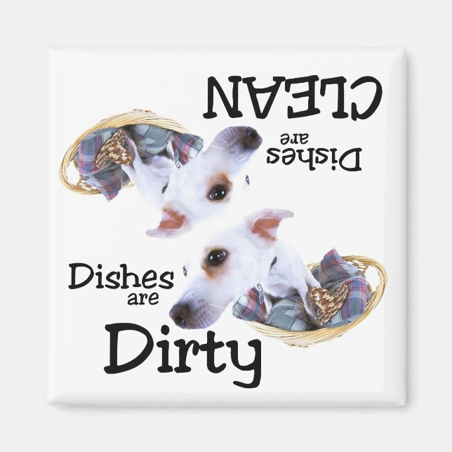 Adorable Terrier Dishwasher Magnet (Front)