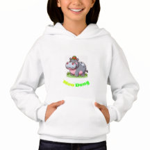 Adorable Thai Baby Hippo Sweat - shirt à capuche -
