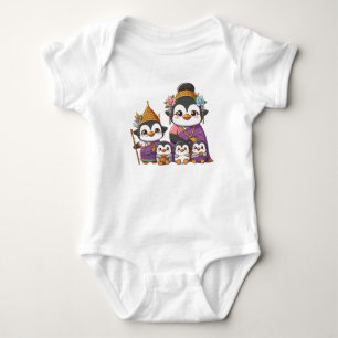 Adorable Thai Penguin Baby Bodysuit