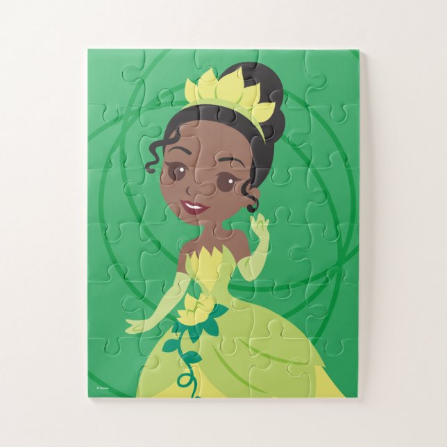 Adorable Tiana in Her New Dress Jigsaw Puzzle (Vertical)