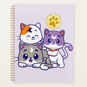 Adorable Trio – Three Cute Cats Planner