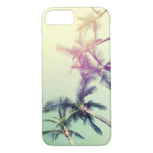 Adorable Tropical Beach, Palms Case-Mate iPhone Case