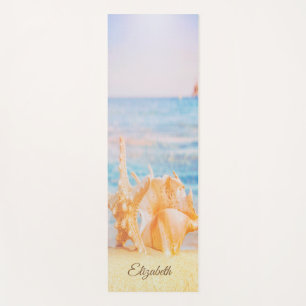 Adorable Tropical Beach, Sand,Star, Seashells   Yoga Mat