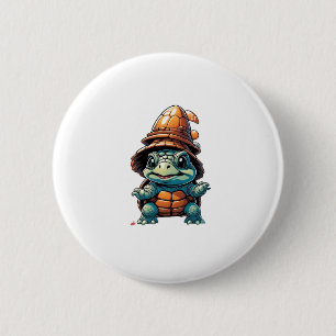 Adorable Turtle in Halloween Mood Essential T-Shir 2 Inch Round Button
