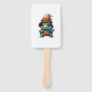 Adorable Turtle in Halloween Mood Essential T-Shir Hand Fan