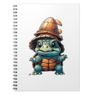 Adorable Turtle in Halloween Mood Essential T-Shir Notebook
