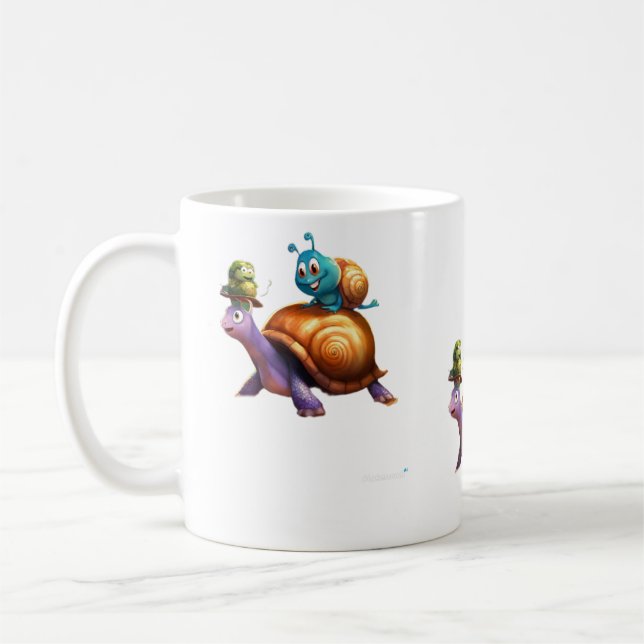 Adorable Turtletot" Coffee Mug (Left)