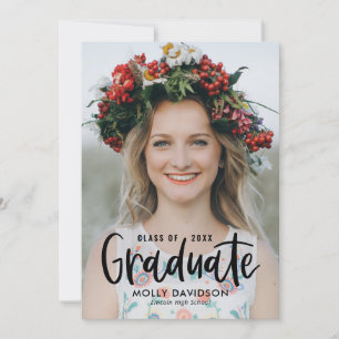 Adorable Type Editable Colour Graduation Invitatio Invitation